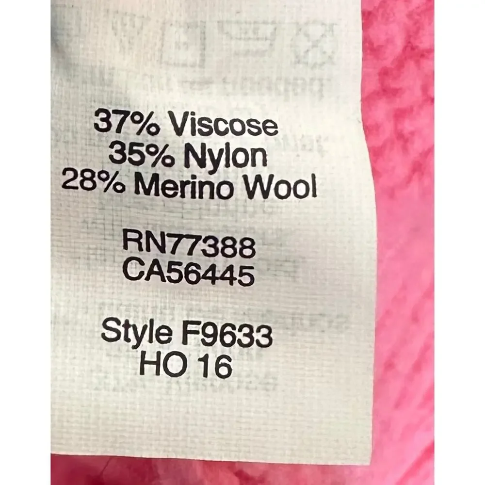 J. Crew Marnie Wool Blend Sweater Bubblegum Pink F9633 Size S